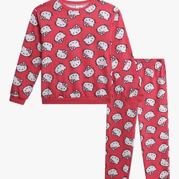 Hello Kitty Kids 6X Sweatpants Set NWT - Picture 1 of 5